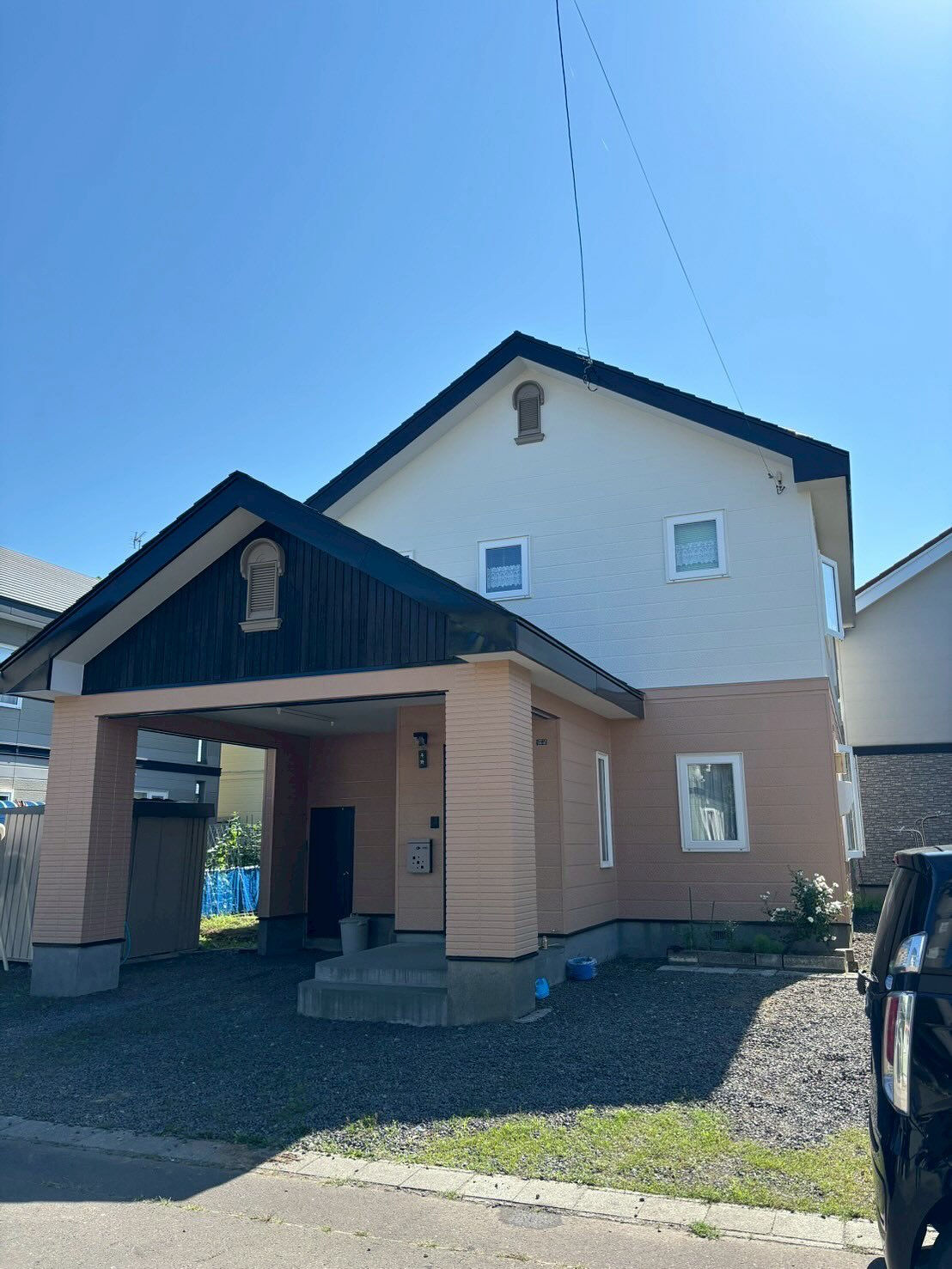 ✨ 石狩市八幡での塗装工事が無事に完了しました！🏠🎨 私たち